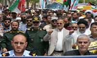 مراسم راهپیمایی روز جهانی قدس با شعار محوری « فلسطین محور وحدت جهان اسلام ؛ قدس در آستانه آزادی » در شهر عسلویه برگزار شد.