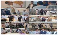 بازدید میدانی وحضور فرماندار ومدیران شهرستان درروستای بستانو