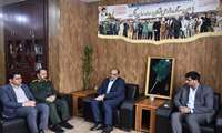 دیدار فرماندارعسلویه با فرماندهی و پرسنل سپاه شهرستان به مناسبت روز پاسدار